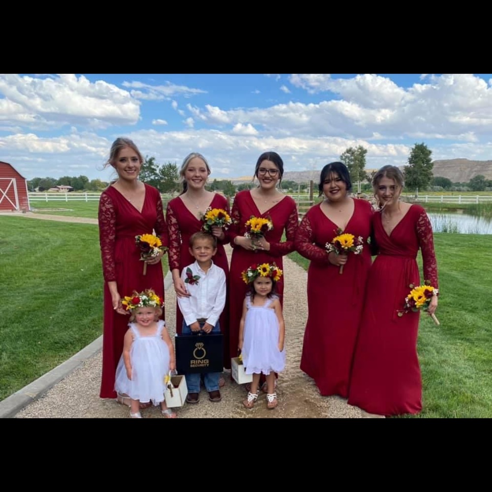 Long Maroon Dress